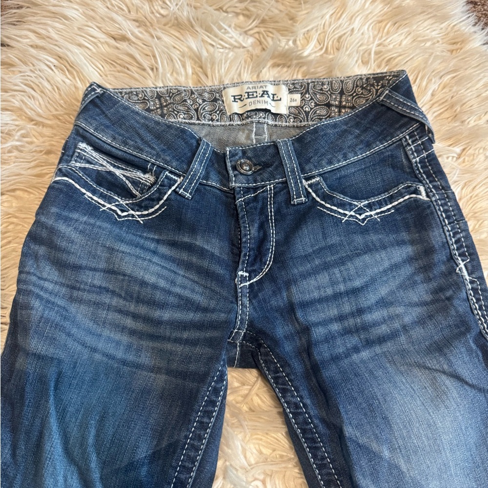 Ariat Women's Dark Blue Boot Cut Jeans